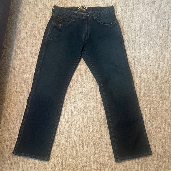 Ariat Rebar M5 Slim Straight Jeans - 33/32 - Picture 3 of 4